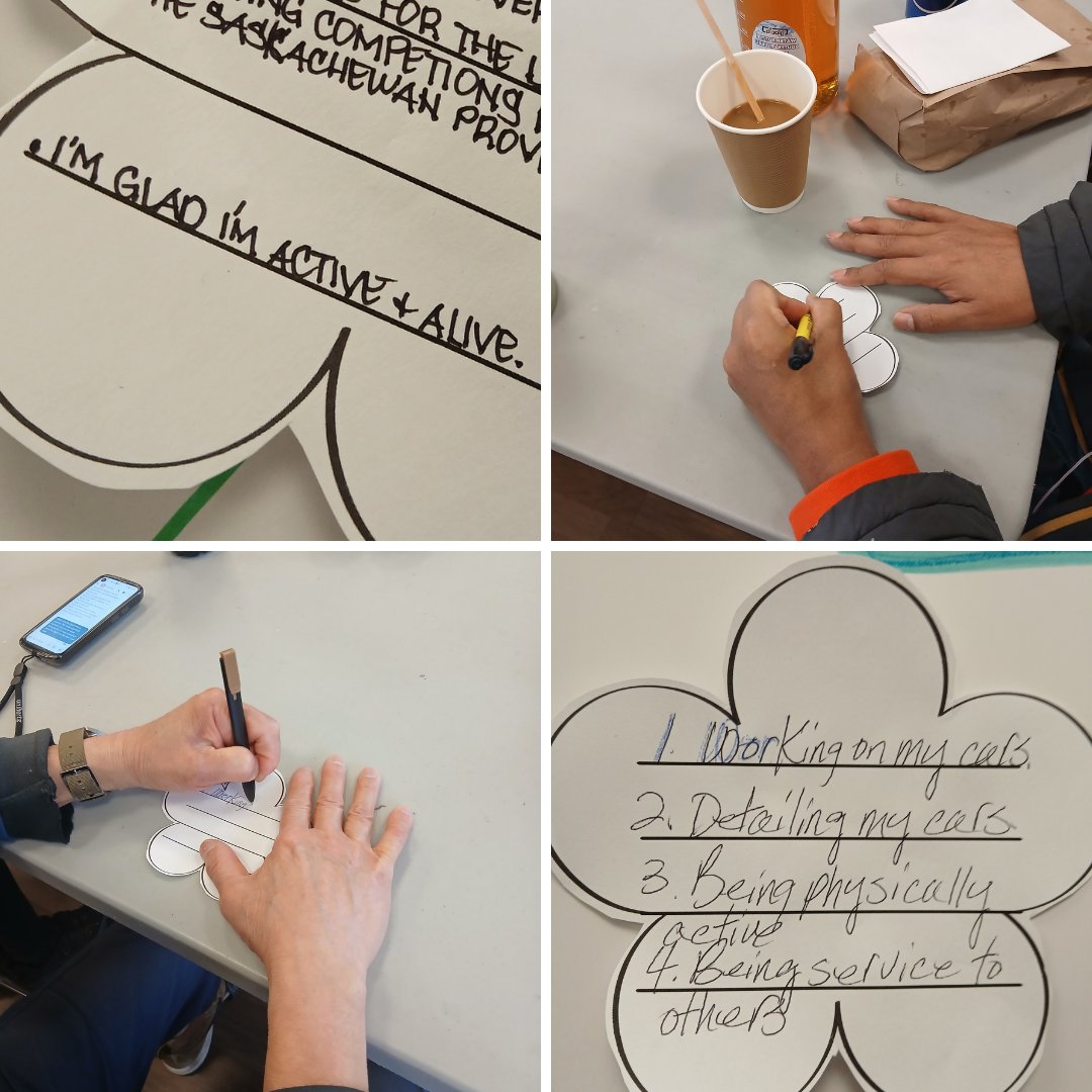 BrainCareAB's tweet photo. Spring is here...even if it doesn’t feel like it yet! 🌷

Last week at our Drop-In session, clients celebrated International Day of Happiness by sharing what brings them joy 💛 #defylimitations #braincarecentre https://t.co/PzBQqDgb39