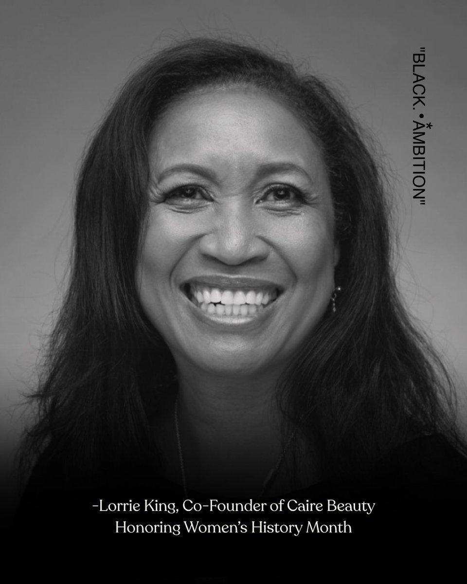 blackambitionpz's tweet photo. Stop waiting for permission. Start building.
Lorrie King, Co-founder of Caire Beauty, reminds us what it really looks like to trust an idea before anyone else sees the vision.
#BlackAmbition #WomenFounders #WomenInnovators #CaireBeauty #BuildAnyway #DreamInPublic https://t.co/QSml4MGuOi