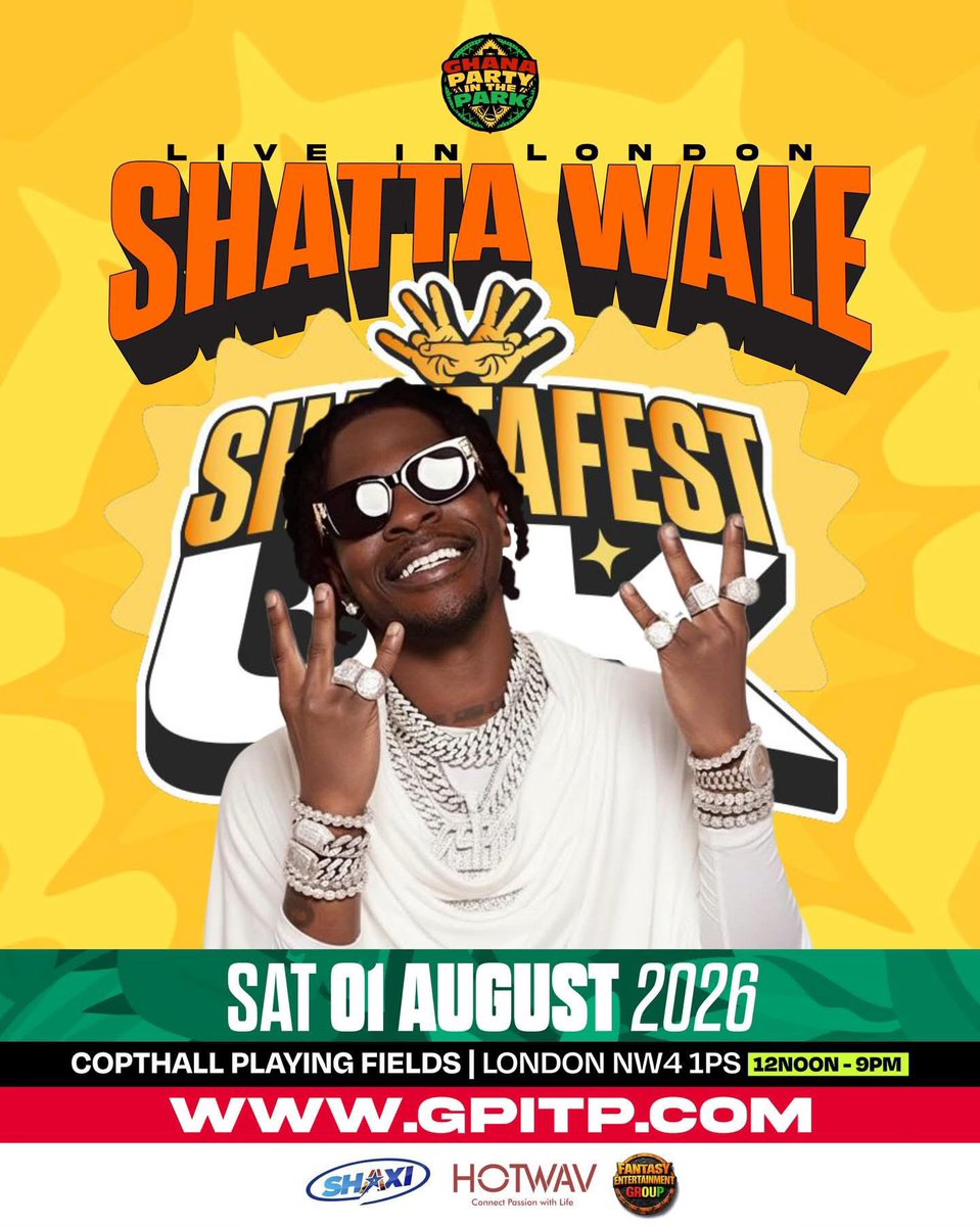 sambahflex's tweet photo. My birthday celebration won’t be over unless it’s linked to the Shattafest celebration by Shatta Wale come 1st August 2026 in London UK… Hurraaay 😊😊😊✈️✈️✈️ https://t.co/kjgL9ZyMAX