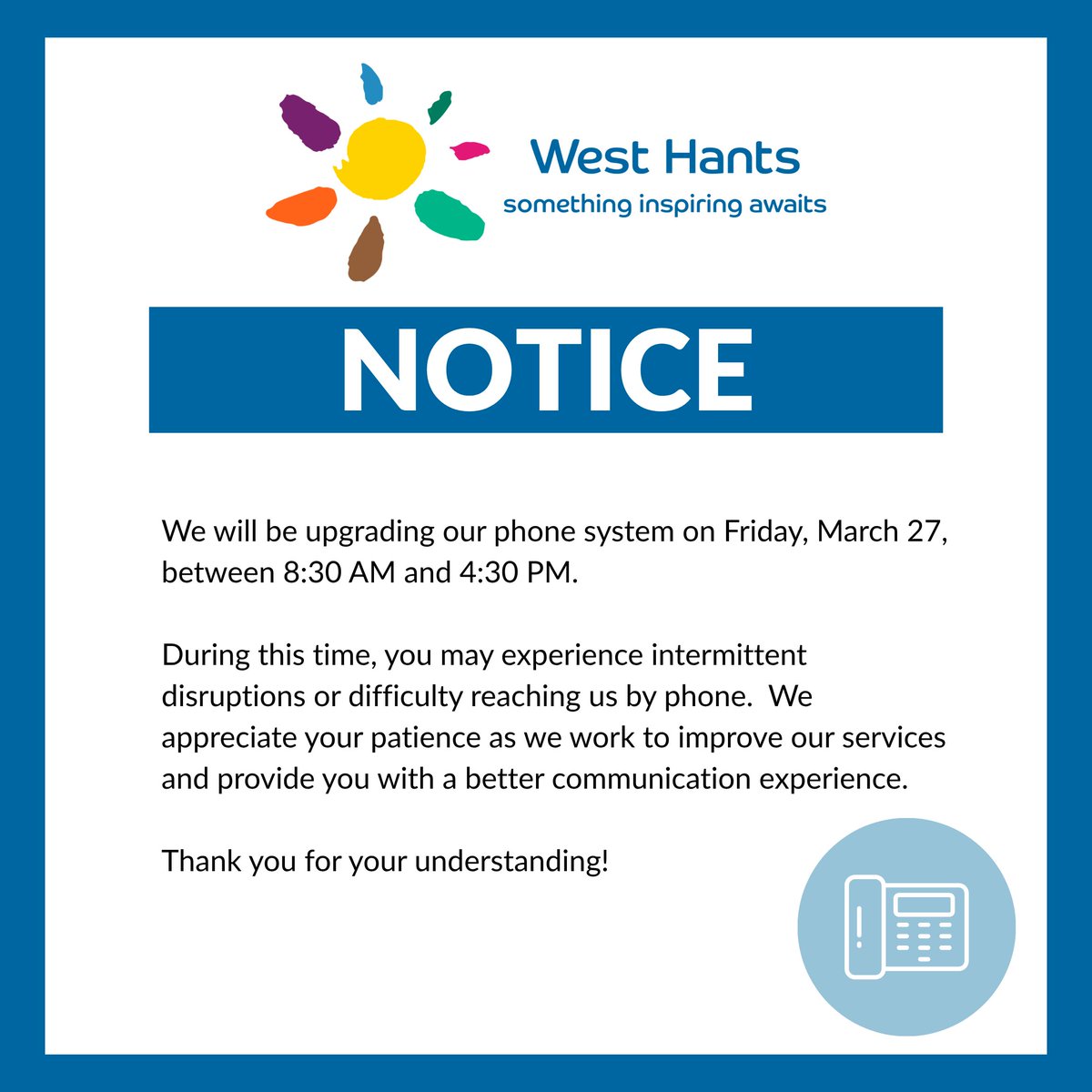 West Hants Regional Municipality tweet media