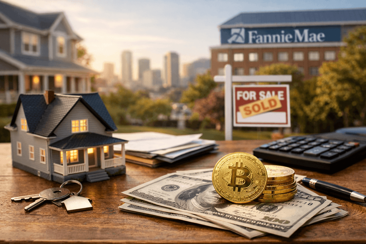 Cryptolinkscom's tweet photo. Fannie Mae Just Greenlit $4.3T in Crypto-Backed Mortgages

If this trend accelerates in 2026, crypto holders may have a whole new path to homeownership 🏠₿
Here’s what it could mean:
https://t.co/DX73w3aNMP

@Cryptolinkscom @FannieMae @FHFA
#Crypto #Bitcoin #Mortgage #RealEstate https://t.co/C11FLUc4RV