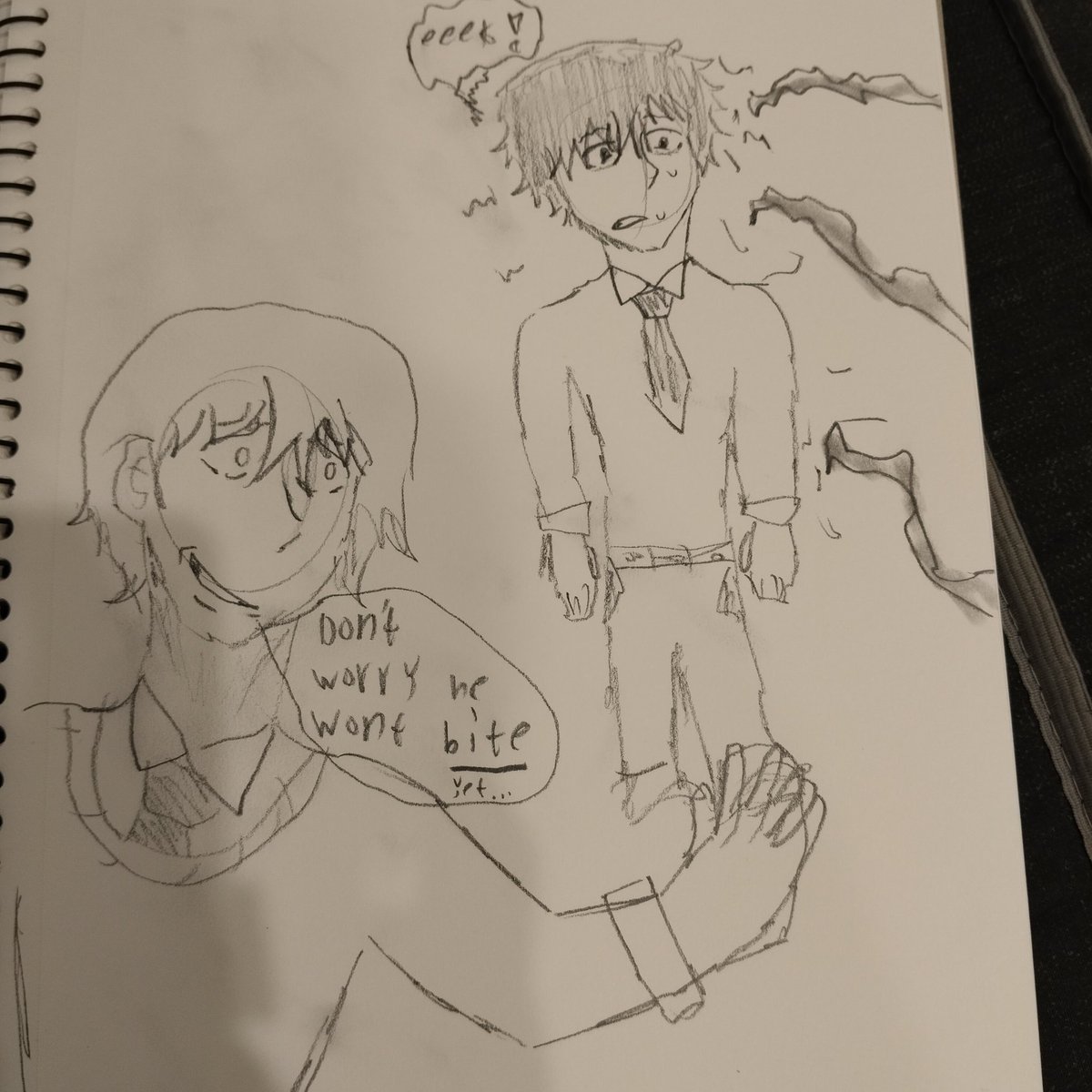 drawingstuff101's tweet photo. Random sketch https://t.co/2Uq9xEM5Dn