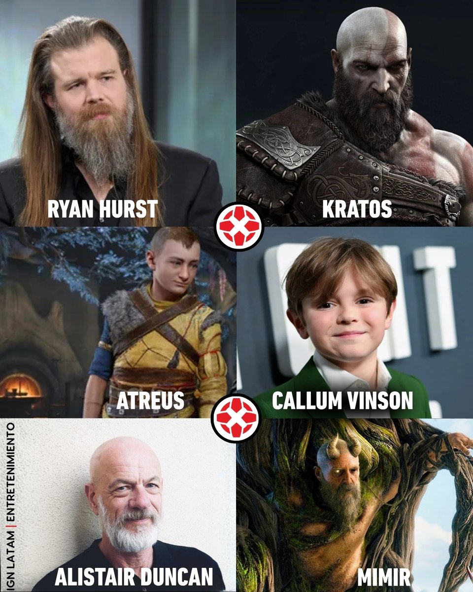 IGNLatam's tweet image. Entre dioses, monstruos y destinos marcados por la venganza y la redención, el cast de #GodOfWar reúne talento que dará vida a uno de los universos más intensos del gaming. ¿Te convence esta alineación? #IGNEntretenimiento