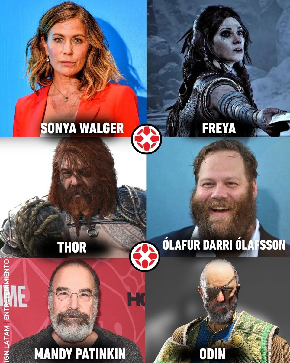 IGNLatam's tweet image. Entre dioses, monstruos y destinos marcados por la venganza y la redención, el cast de #GodOfWar reúne talento que dará vida a uno de los universos más intensos del gaming. ¿Te convence esta alineación? #IGNEntretenimiento