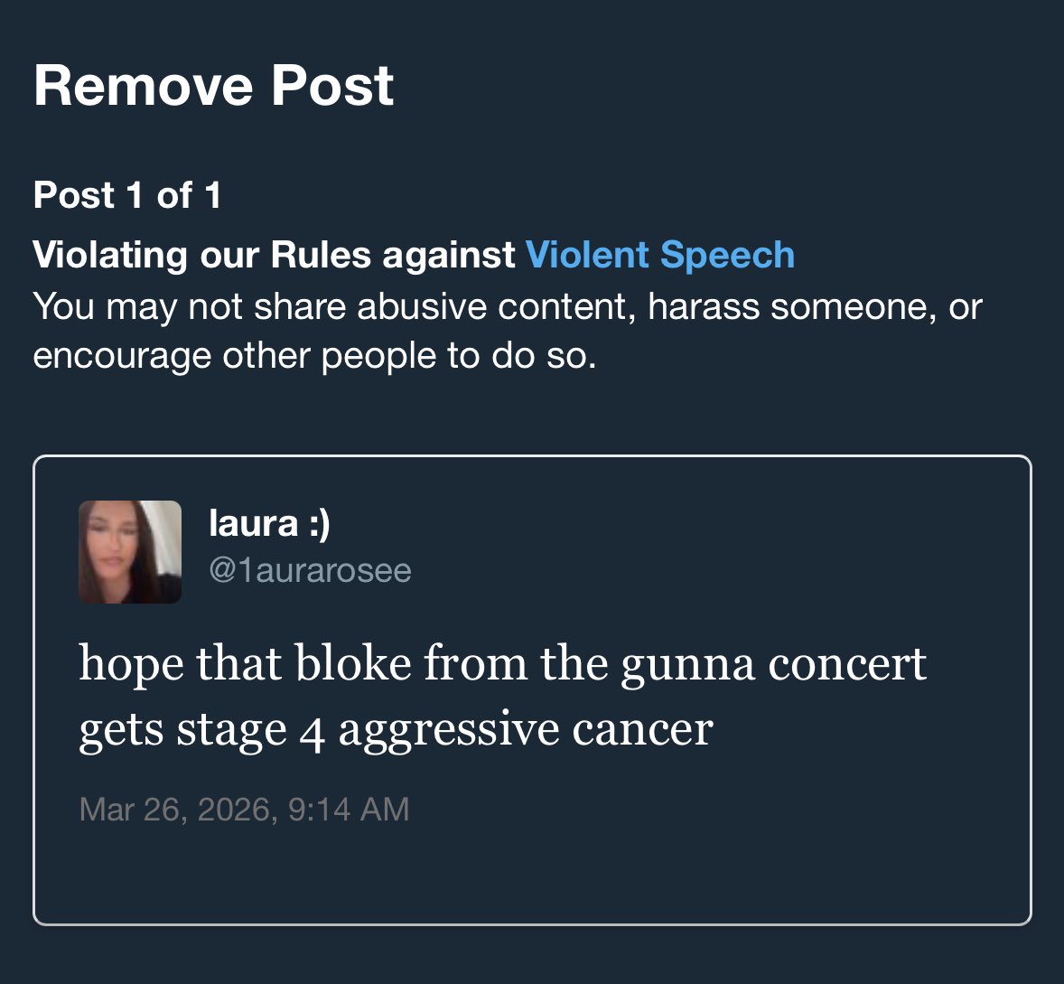 laura :) tweet media