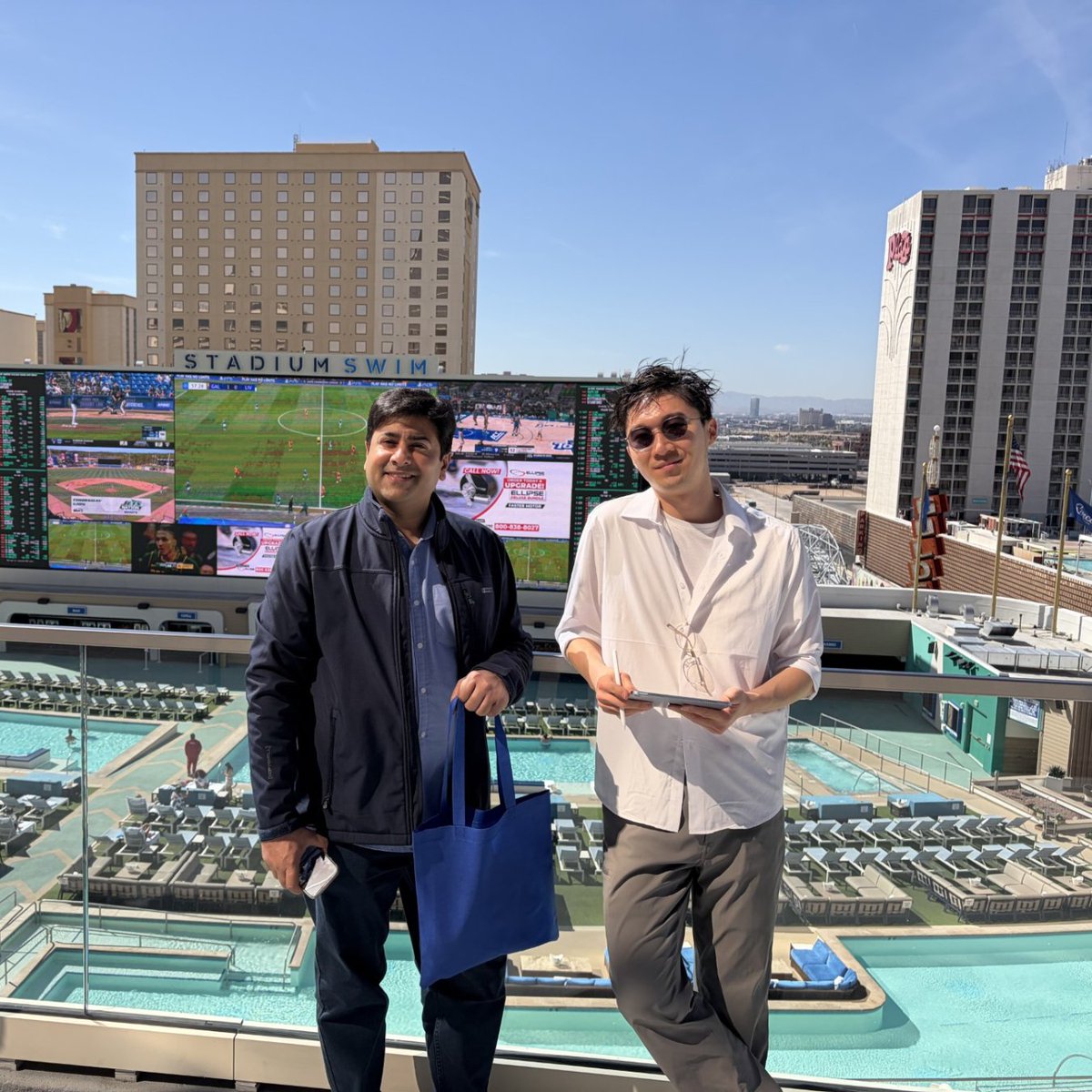 Odenza's tweet photo. A couple of our travel advisors recently returned from an unforgettable FAM trip to Las Vegas! They got an insider look at the best hotels, experiences, and must-see attractions to better serve our clients.

Kennard shared: "FAM-tastic! This 3-night all-expenses-paid tour was incredible. My highlight was Michael Jackson ONE by Cirque du Soleil, so realistic, it truly felt like MJ was alive on stage."

Akshay added: "Vegas truly lives up to its reputation as a high-energy entertainment capital. From iconic hotels like MGM Grand, Caesars Palace, and The Venetian to experiences like The Sphere, Absinthe, Atomic Golf, and F1 Arcade, it was unforgettable."

Trips like these give our team real insight, better recommendations, and access to unforgettable experiences.

Ready to plan your Vegas getaway? Let’s make it happen!