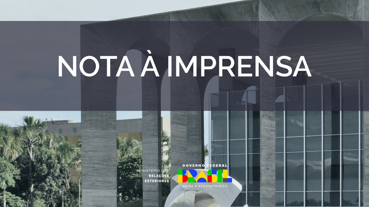 Itamaraty Brasil 🇧🇷 tweet media