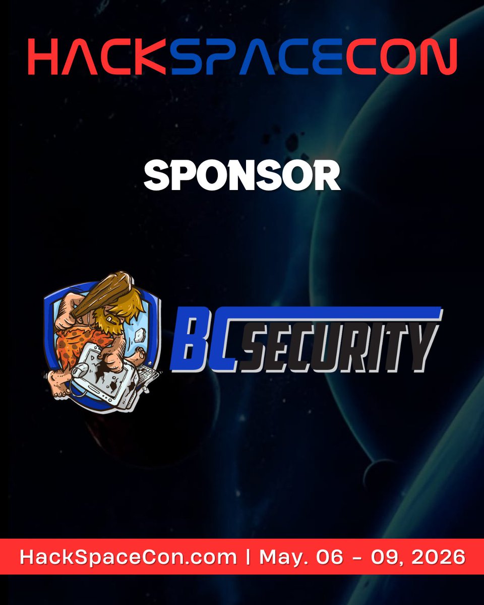 We are thrilled to welcome BC Security as a sponsor to Hack Space Con ...