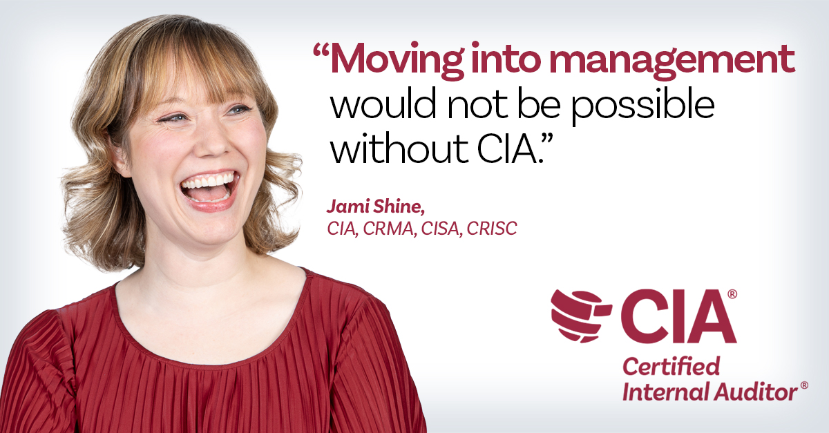 TheIIA's tweet image. CIA® holders climb the ladder faster, and nearly all chief #audit executives are certified. Ready to accelerate your career? Plan your path to #CIA Certified Internal Auditor with #TheIIA.→ hubs.ly/Q048mZpH0
#CareerGrowth #InternalAudit