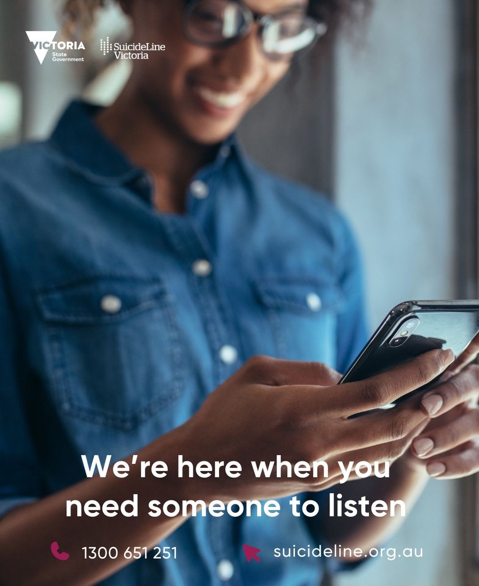SuicideLine Victoria tweet media