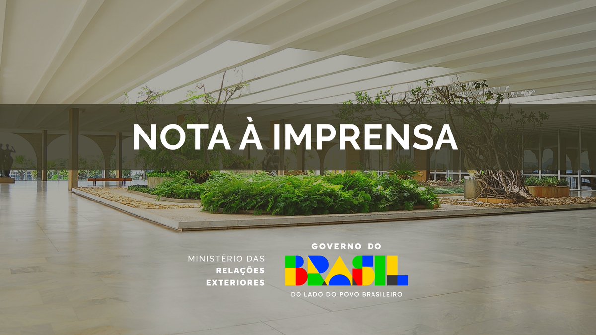 Itamaraty Brasil 🇧🇷 tweet media