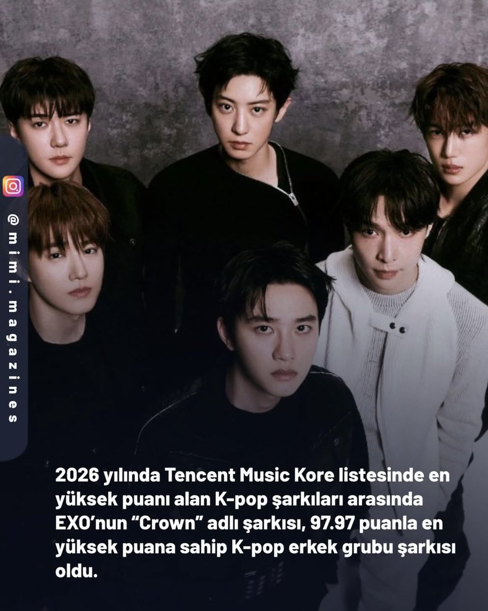 Benim oğlanlar yine başarılara doymuyor crown bize iyi geldi uğurlu geldi 😌
#exo