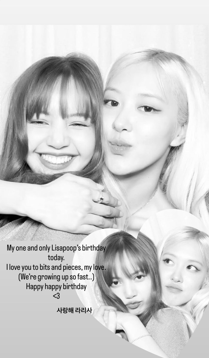 FOR ROSÉ & LISA tweet media