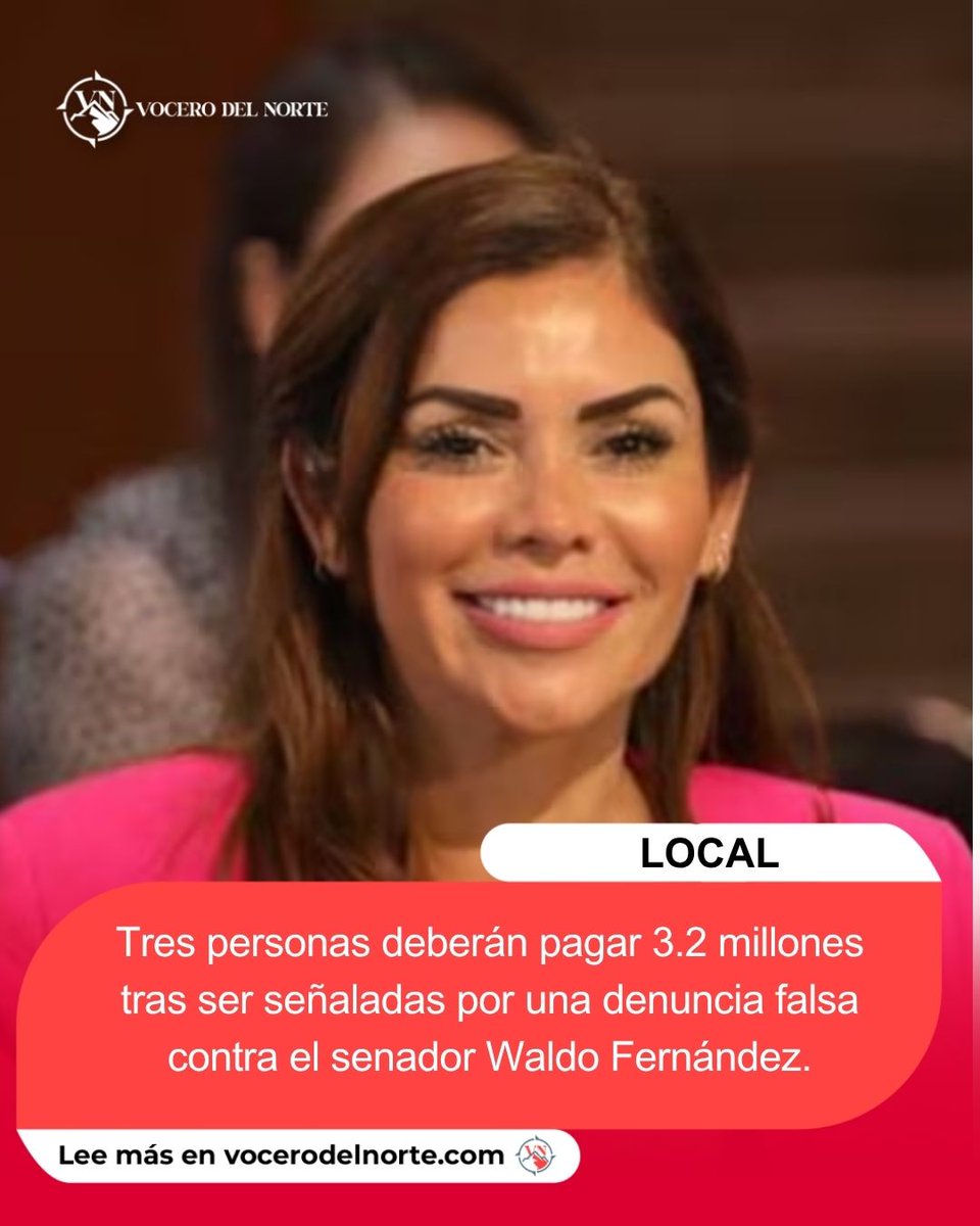 vocerodelnorte's tweet image. 💢📢 l Ordenan #pagar #millones por #denunciafalsa contra el Senador #WaldoFernández...