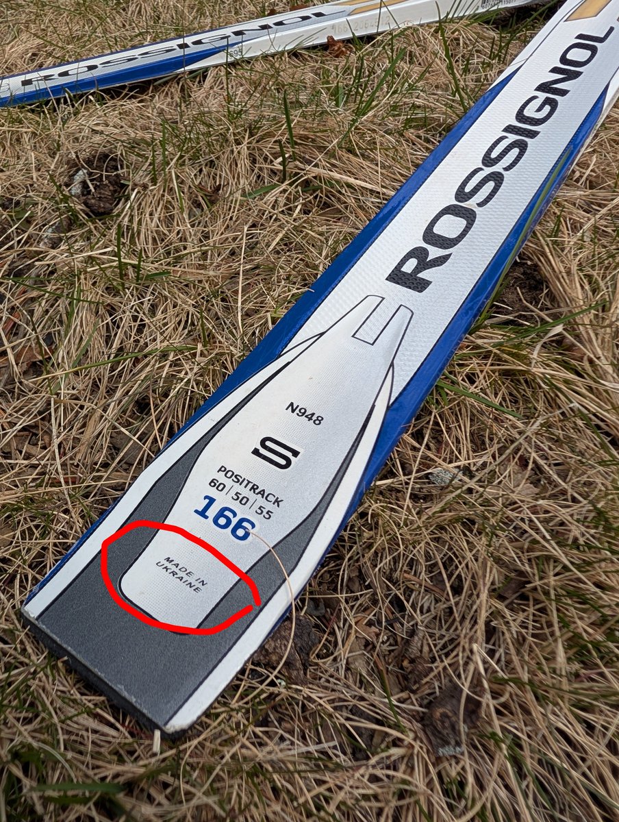 PiercePress's tweet image. I've had these xc skis about 8 years. Just unpacked the winter gear from my car and  happened to notice where they were made! I wonder if they still are. Does anyone know?

#madeinukraine