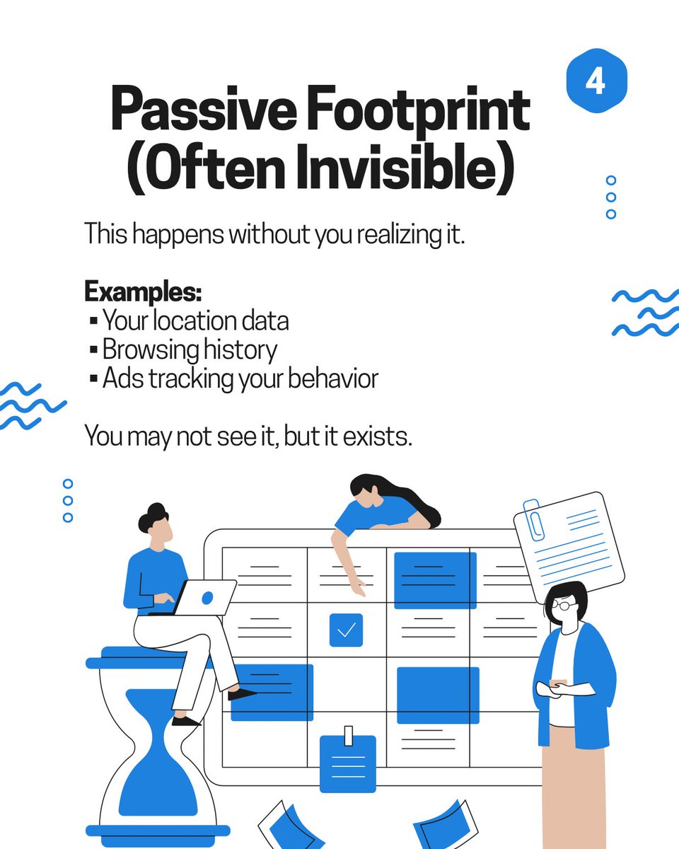 CyberWE_'s tweet photo. Cybercriminals study digital footprints to exploit vulnerabilities, while employers review them to assess credibility.

But here’s the good news “you have more control than you think.”

Be intentional, mindful, &amp;responsible.

#CyberSecurity #DigitalFootprint #CyberAwareness https://t.co/GnpW22iQXm