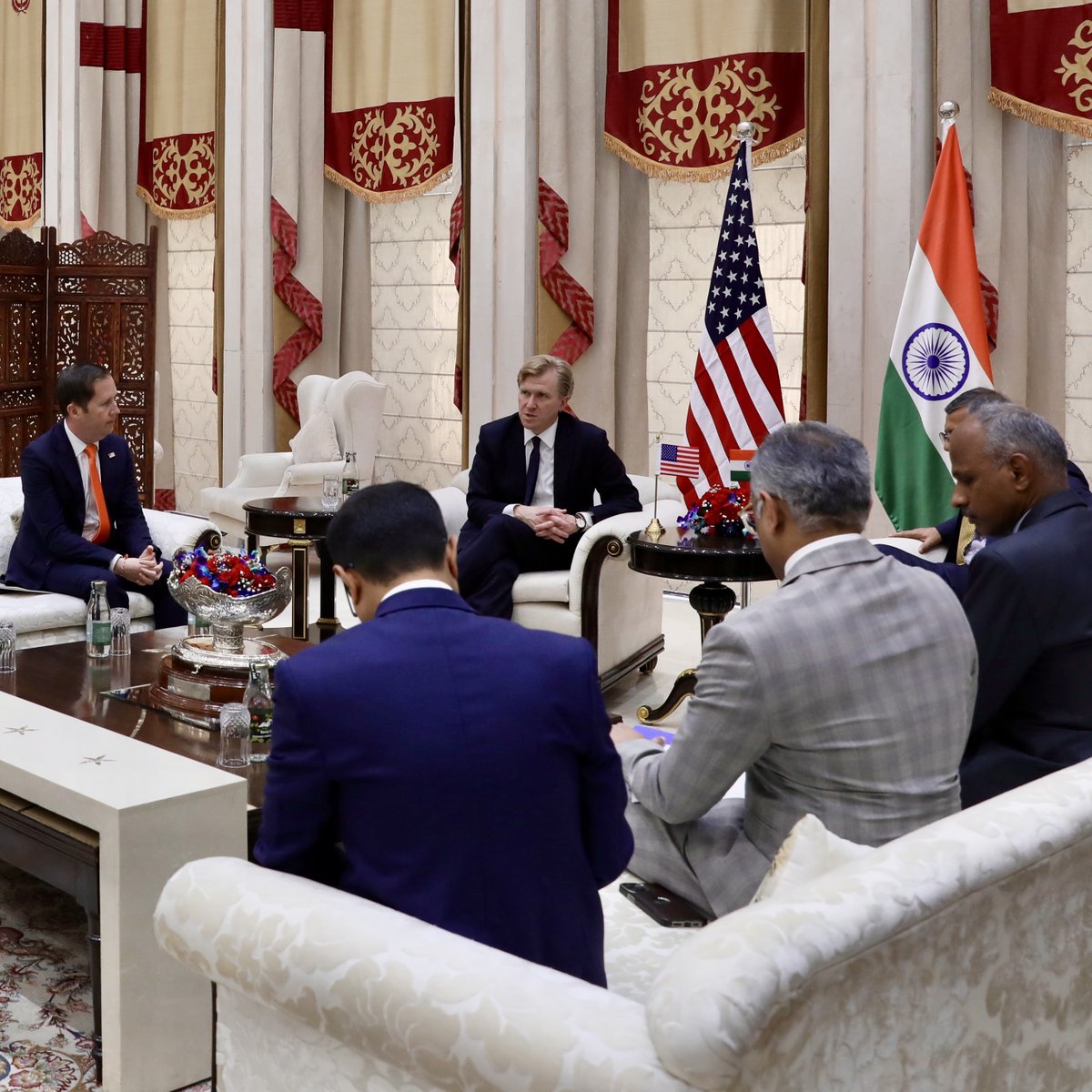 USWPColby's tweet photo. “The United States and India do not need to agree on everything to cooperate effectively. What matters is that our interests and objectives increasingly converge on the most fundamental issues. Differences and even disputes are fully compatible with deepening alignment and cooperation on strategic matters.” 11/16