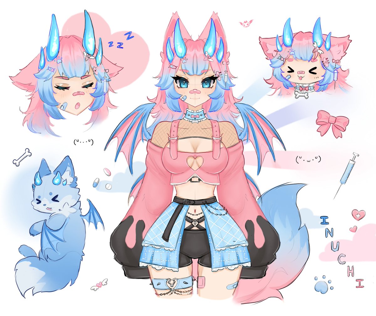 Inuchi🦴🌸 HellPup VTuber & Full Time Editor tweet media