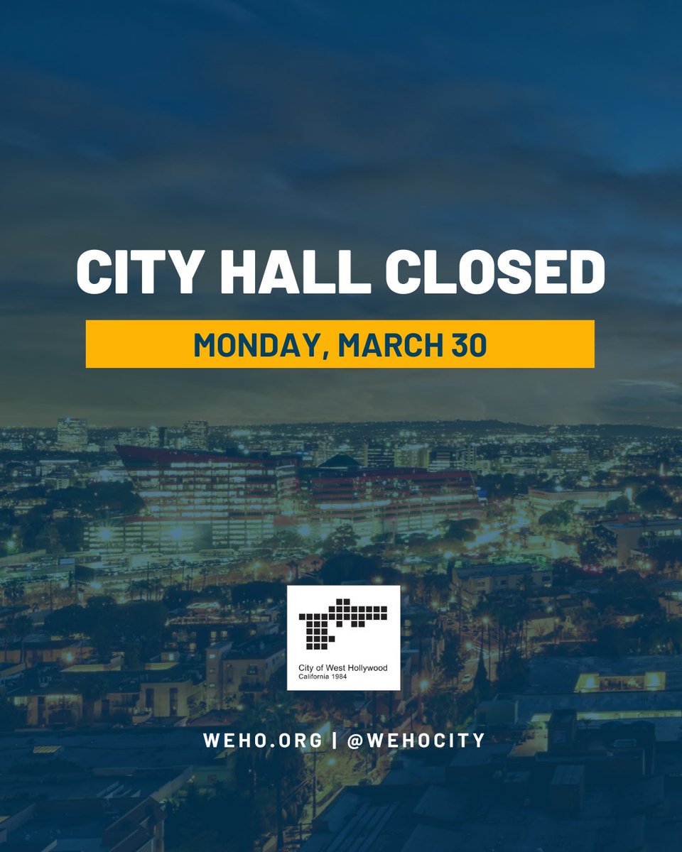 City of West Hollywood tweet media