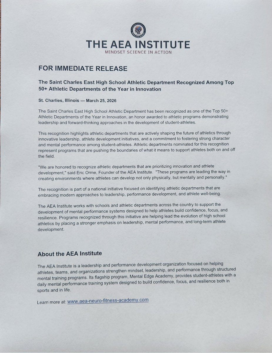 St. Charles East HS tweet media