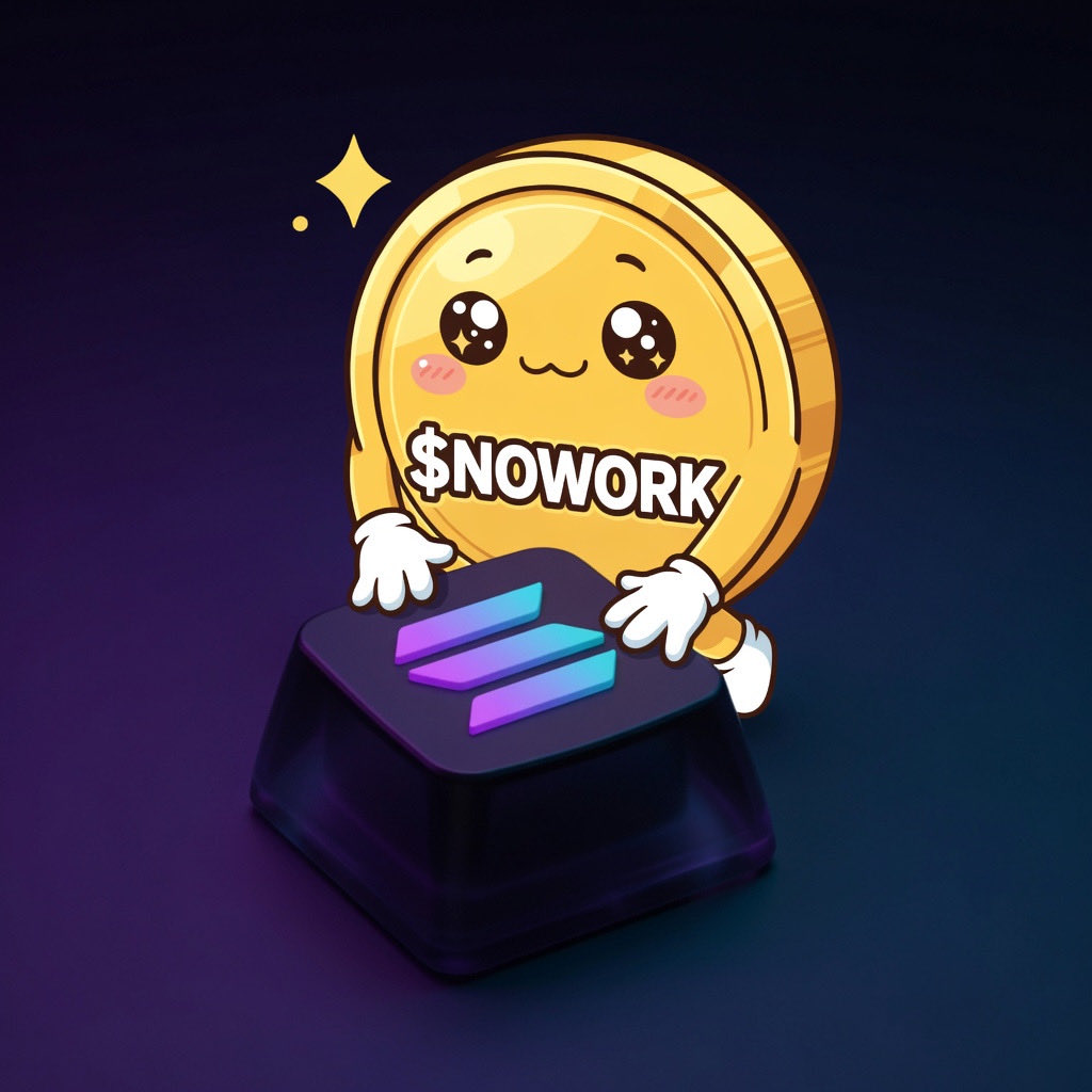 The $NOWORK coin tweet media