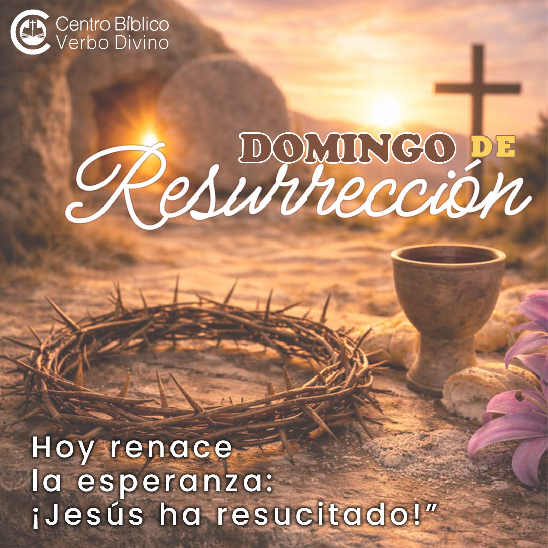 centrobiblicovd's tweet photo. 🌅 𝑫𝒐𝒎𝒊𝒏𝒈𝒐 𝒅𝒆 𝑹𝒆𝒔𝒖𝒓𝒓𝒆𝒄𝒄𝒊𝒐́𝒏
En el glorioso Domingo de Resurrección, celebramos la victoria de la vida sobre la muerte, la esperanza que renace y la alegría de saber que Cristo vive.

#SemanaSanta #PasiónDeCristo #verbodivino #DomingoDeResurreción https://t.co/PmPXB8zLeU