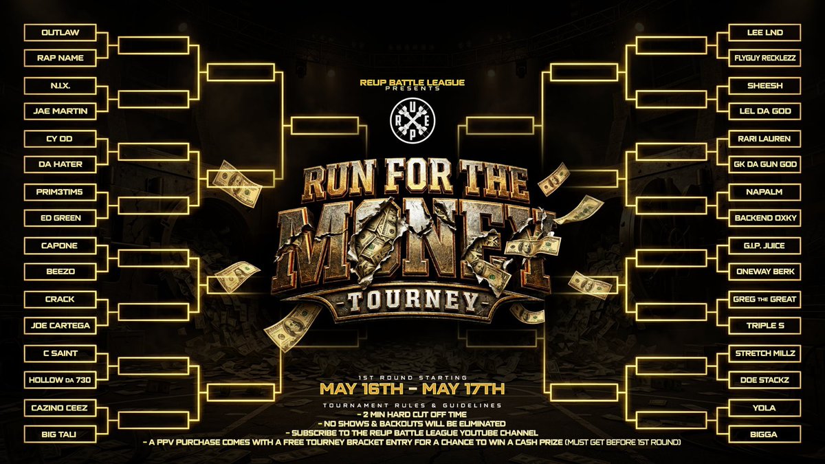 REUP battle league LLC tweet media