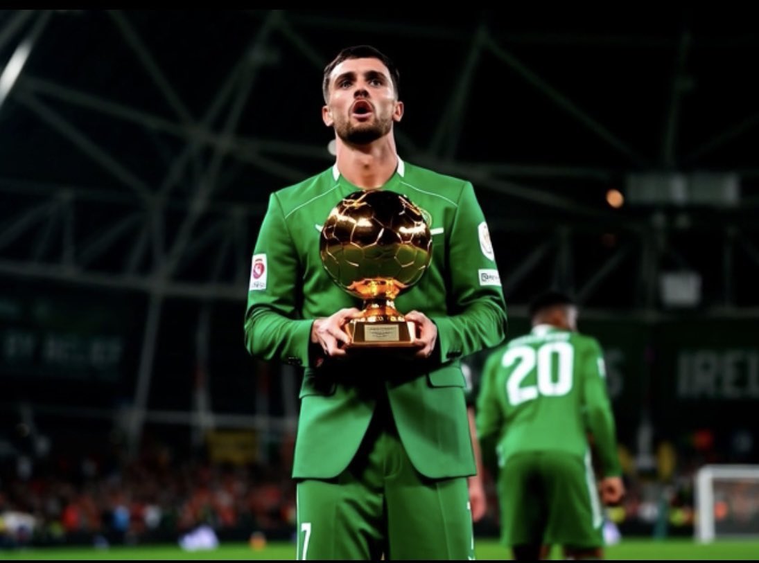 Gingeyy's tweet photo. TROY PARROT HAND HIM THE BALLON DOR #CZEVIRL #Worldcupqualifying https://t.co/f9LBpxqkUK