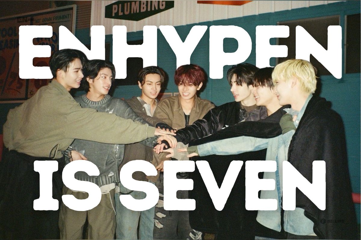 𝐒𝐨𝐬𝐨¡! Enhypen is SEVEN‼️ tweet media