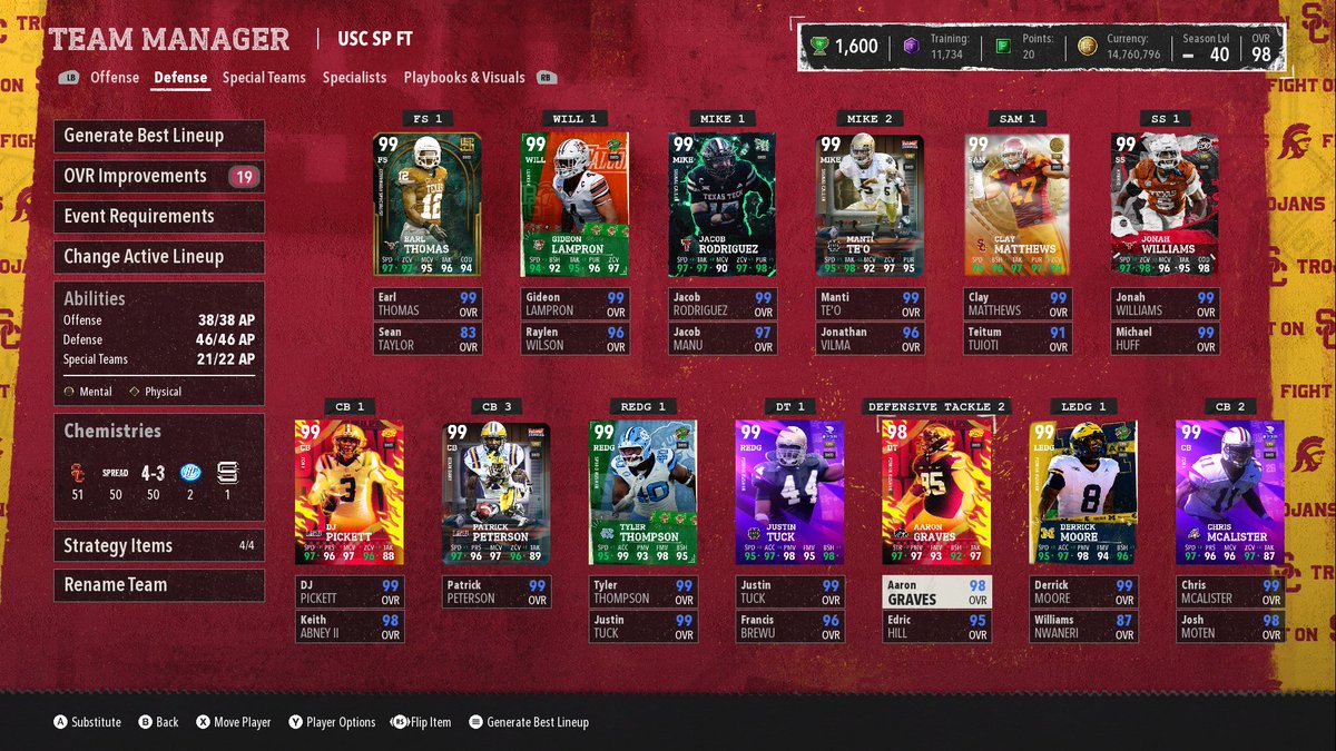 Don’t you love when you are one spot away from a 99 overall defense and you buy a 400k DT who only chems up +1 😅😂 <a href="/ImOuTii/">YT/Twitch: ImOuTii CFB</a> <a href="/TapXMikey/">Mikey.</a> <a href="/DaTruthYaDig/">Datruthyadig</a> <a href="/ChrisMizTV/">Chris Miz</a> <a href="/CFBSunny/">SunnyCFB</a>