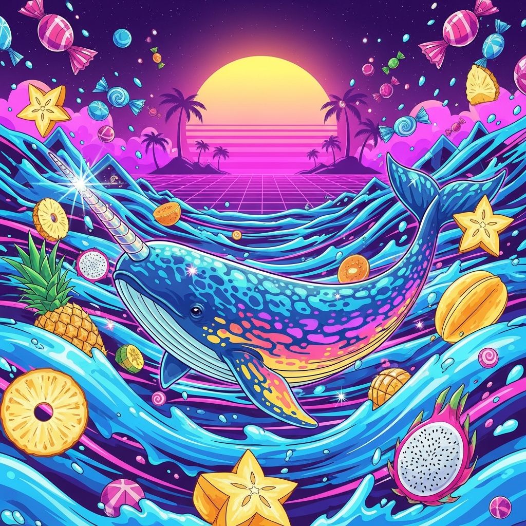 FuzionVapor's tweet image. Dive into a sea of flavor with Narwhal Blood—a tropical fruit candy explosion that'll make every day feel like a beach vacation. Sip the ocean breeze, savor the island vibes, and let your taste buds surf the fruity wave 🌊🍬🏝️   fuzionflavor.com #vapejuice #ejuice