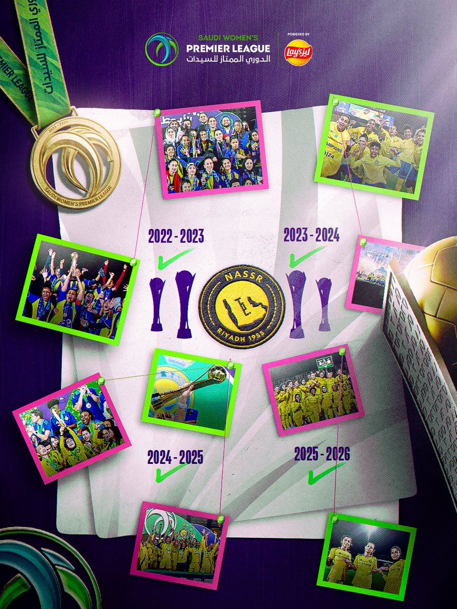 الدوري السعودي الممتاز للسيدات tweet media