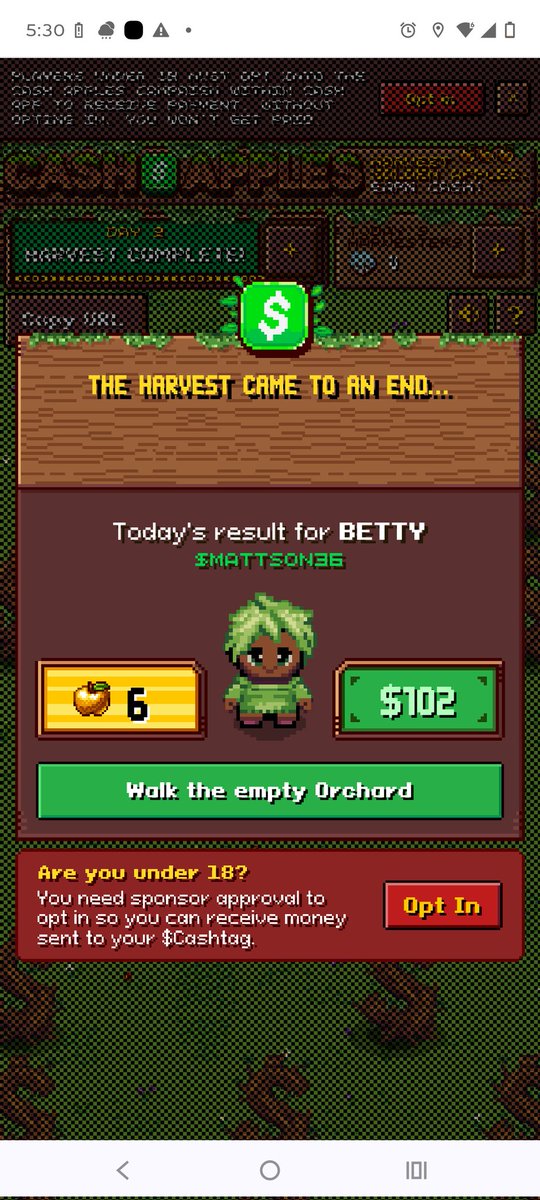 M94150Mattson's tweet photo. @CashApp I won a diamond apple. Still waiting on my payout.
Does anyone know when we will be paid? https://t.co/hjTtNUyckF
