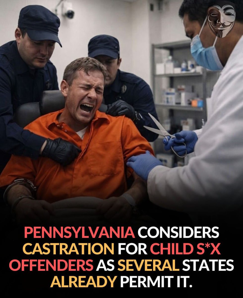 Lanonymous24's tweet image. This is not enough.
We need death penalty to all those Pedophiles.
#ChildSafety
#Humanity
#AnonymousCrimeWatch