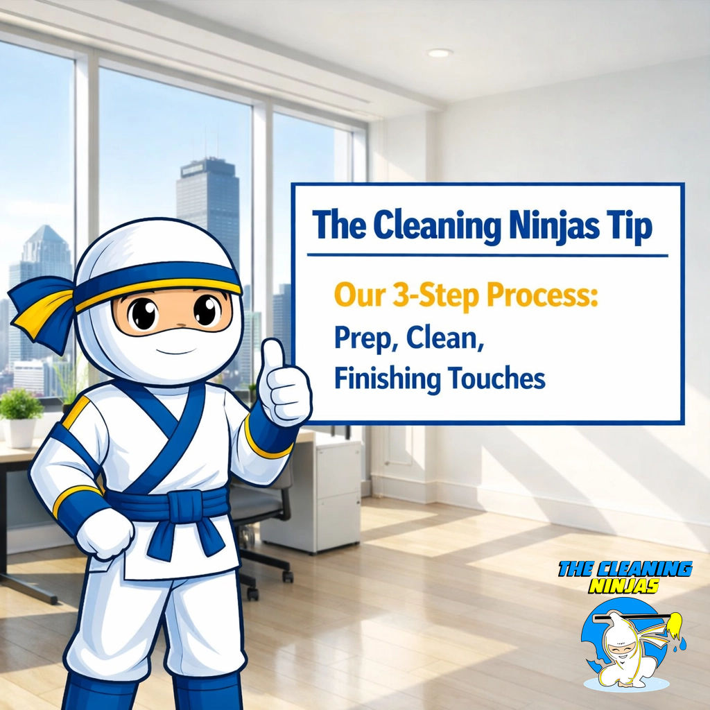 JeanCorreaX1's tweet image. Impress your clients with a workspace that's ninja-clean! 🏢🥷 

Our 3-step process ensures a thorough commercial clean using eco-friendly solutions. DM 'CLEAN' to level up your office today!

#CommercialCleaning #OfficeCleaning #EcoClean #TheCleaningNinjas
