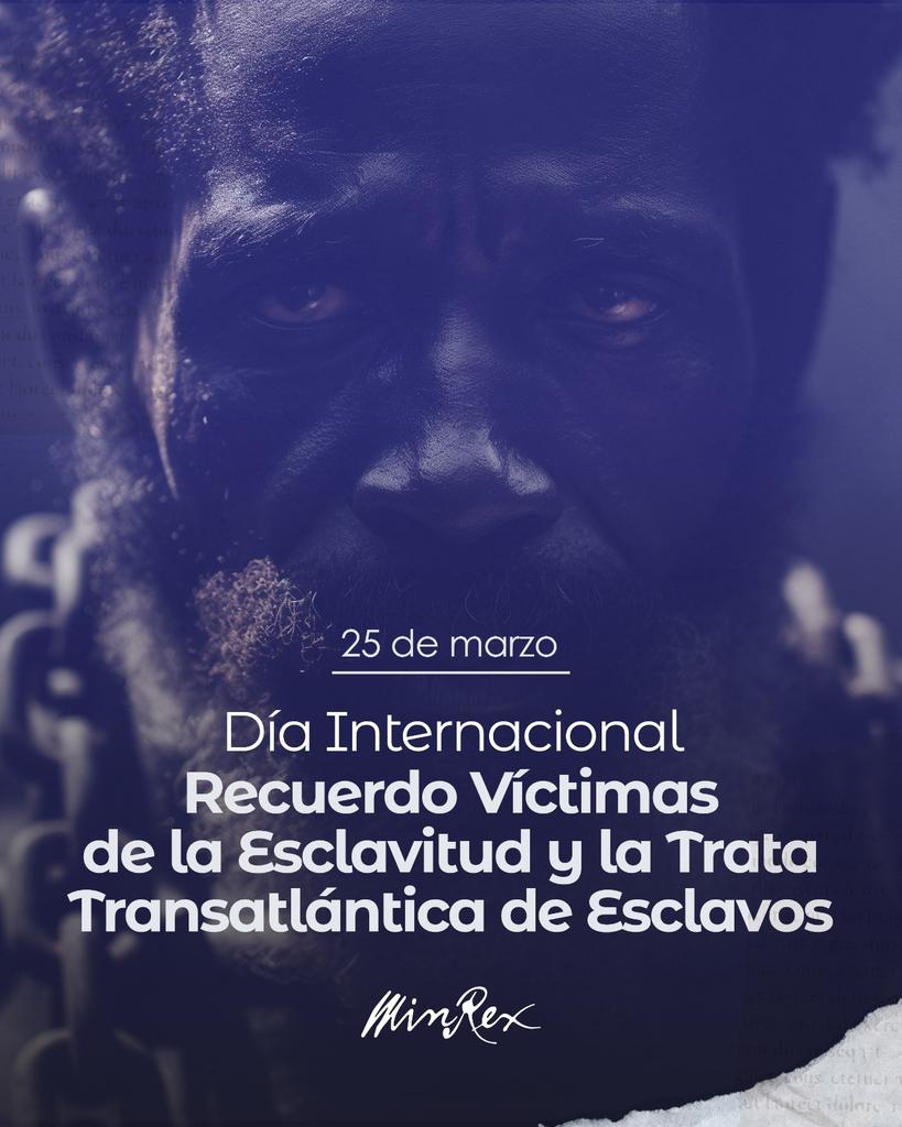 Este 25 de marzo. Día Internacional, recordamos a las más de 15 millones de víctimas de la trata trasatlántica de esclavos, que durante más de 400 años sufrieron la ambición y la explotación colonialista.
#CubaViveSuHistoria 
#Guanajay