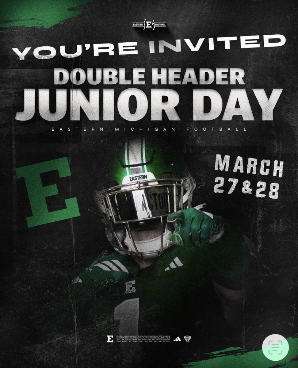 TaycenRaw2x's tweet photo. I will be at Eastern Michigan this Friday and Saturday! (27th/28th) @EMUFB 🦅🙏🏽 

@TylerThedorff @Coach80Cj @Coach_Treal @EMUFBRecruiting @coachierulli @FootballShiloh https://t.co/to0RwAz1UW