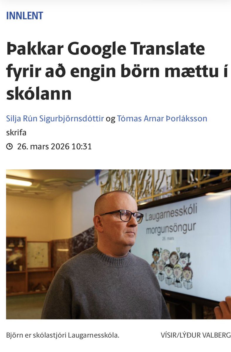 Villi Steinars tweet media