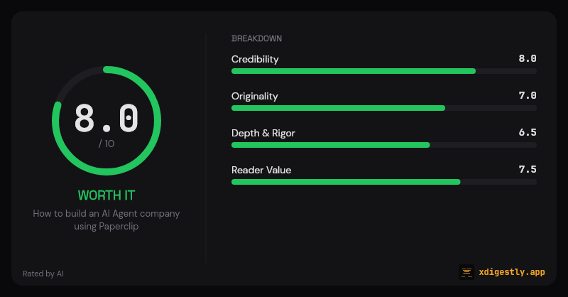 XDigestly - Skip the Article Slop tweet media