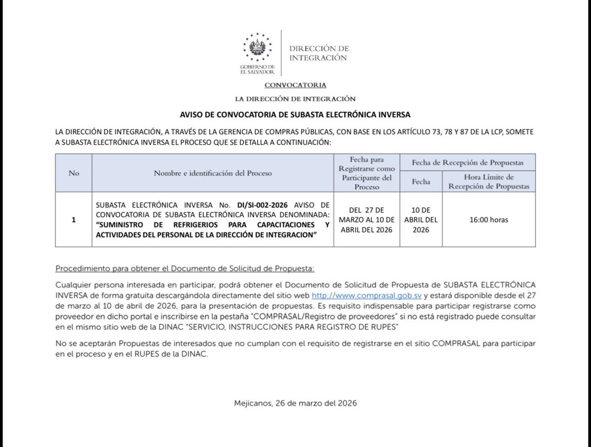 Dirección de Integración tweet media