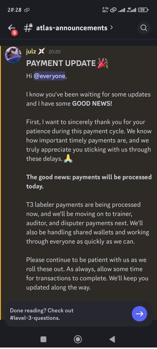 DammzTop's tweet photo. Atlas Capture Payment Update‼️

Join here for more Atlas updates 👉 https://t.co/xVIVwkPzOJ

#atlascapture #remotejobs #aijobs https://t.co/qF2PJ1HxrZ