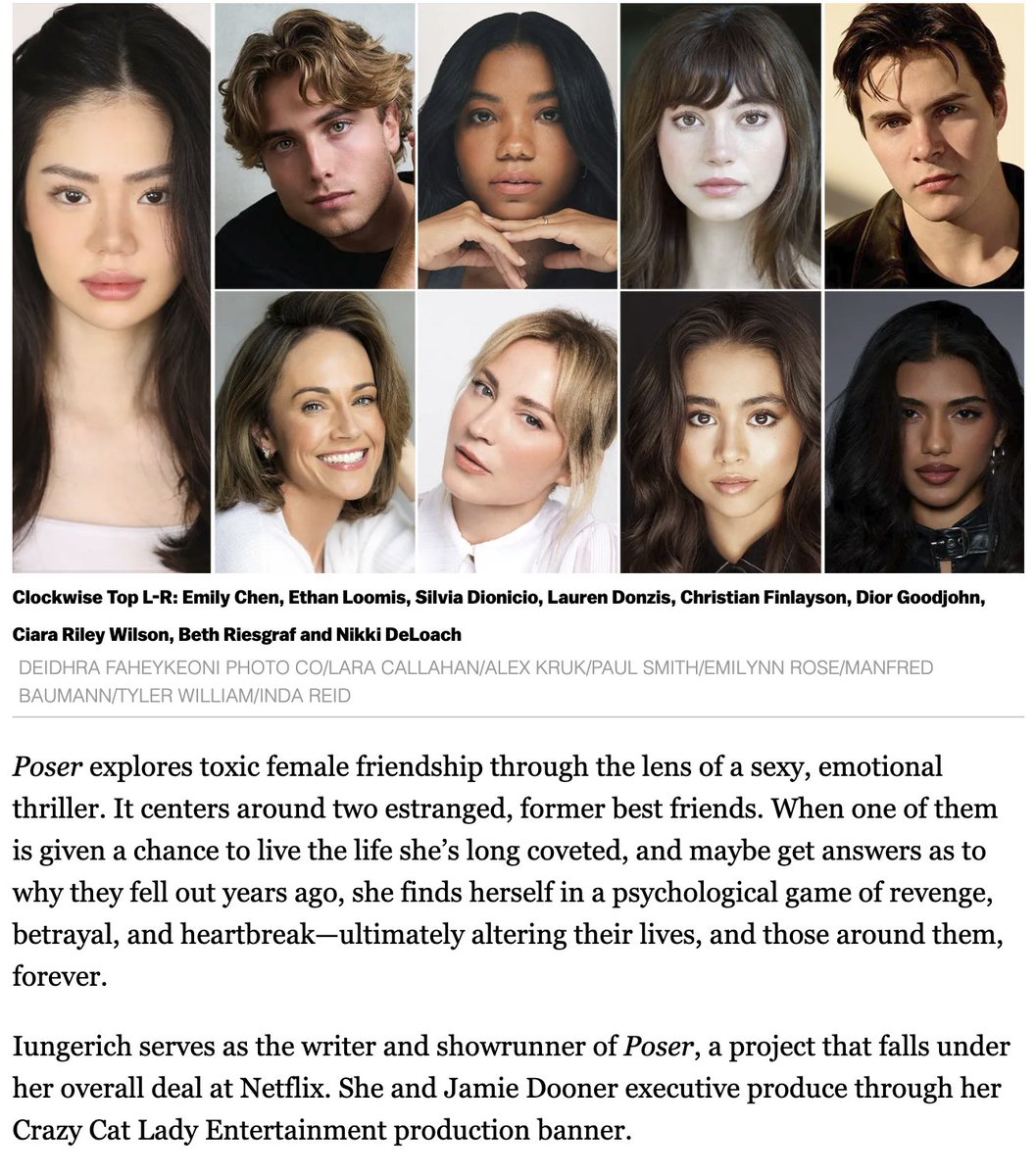 Excited to be a part of this new show! <a href="/netflix/">Netflix</a> ‘POSER’ Adds Trio Of Series Regulars; Barbara Hershey, Julio Macias, Adam Beach  deadline.com/2026/03/poser-… via <a href="/Deadline/">Deadline</a>