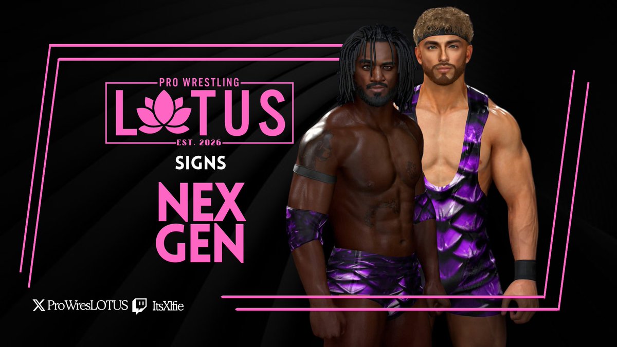 ProWresLOTUS's tweet photo. Cody Tucker &amp; Cameron Rivera (known as Nex-Gen) have signed with Pro Wrestling LOTUS!

#WelcomeCody #WelcomeRivera #LOTUS https://t.co/sXBGiGUUPQ