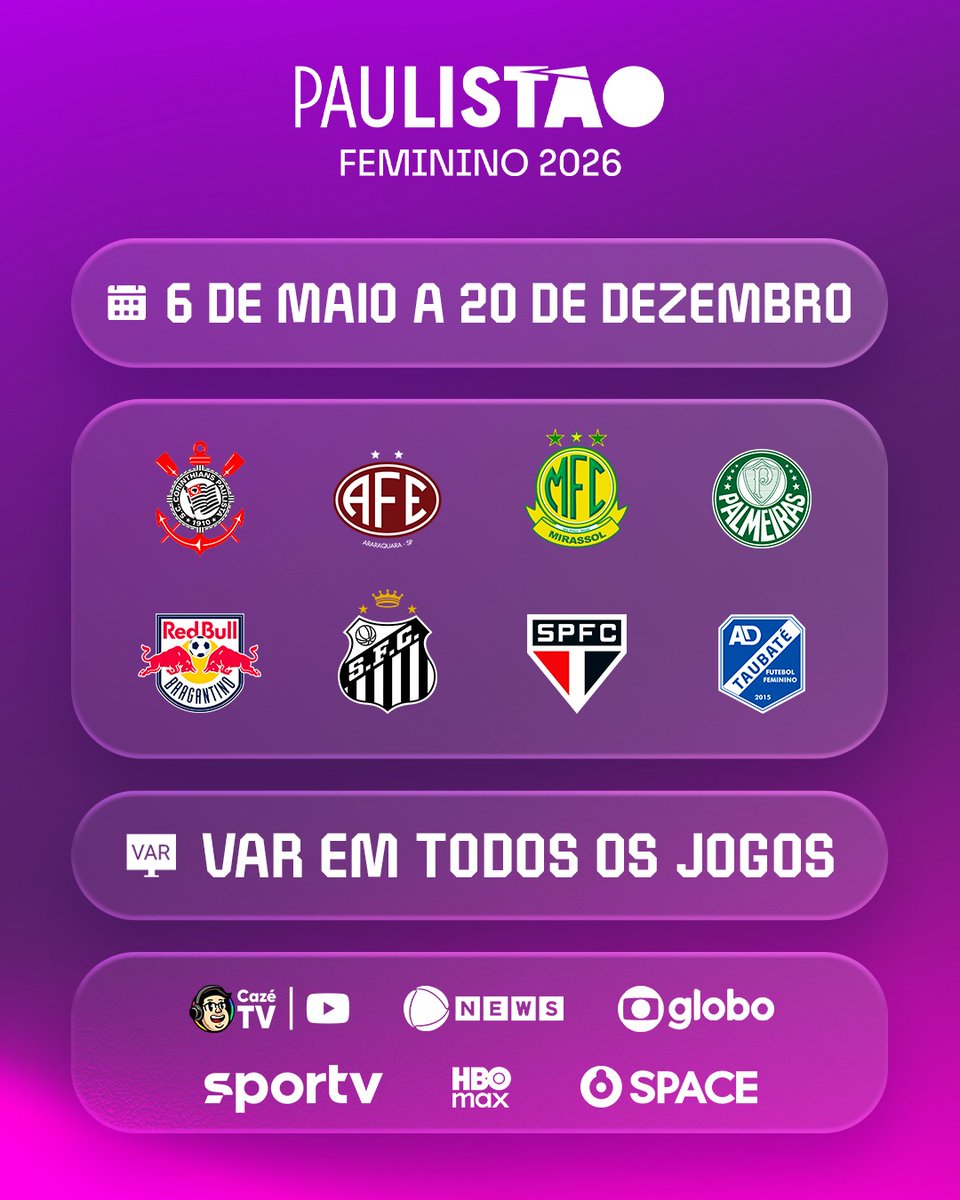 Paulistão Feminino tweet media