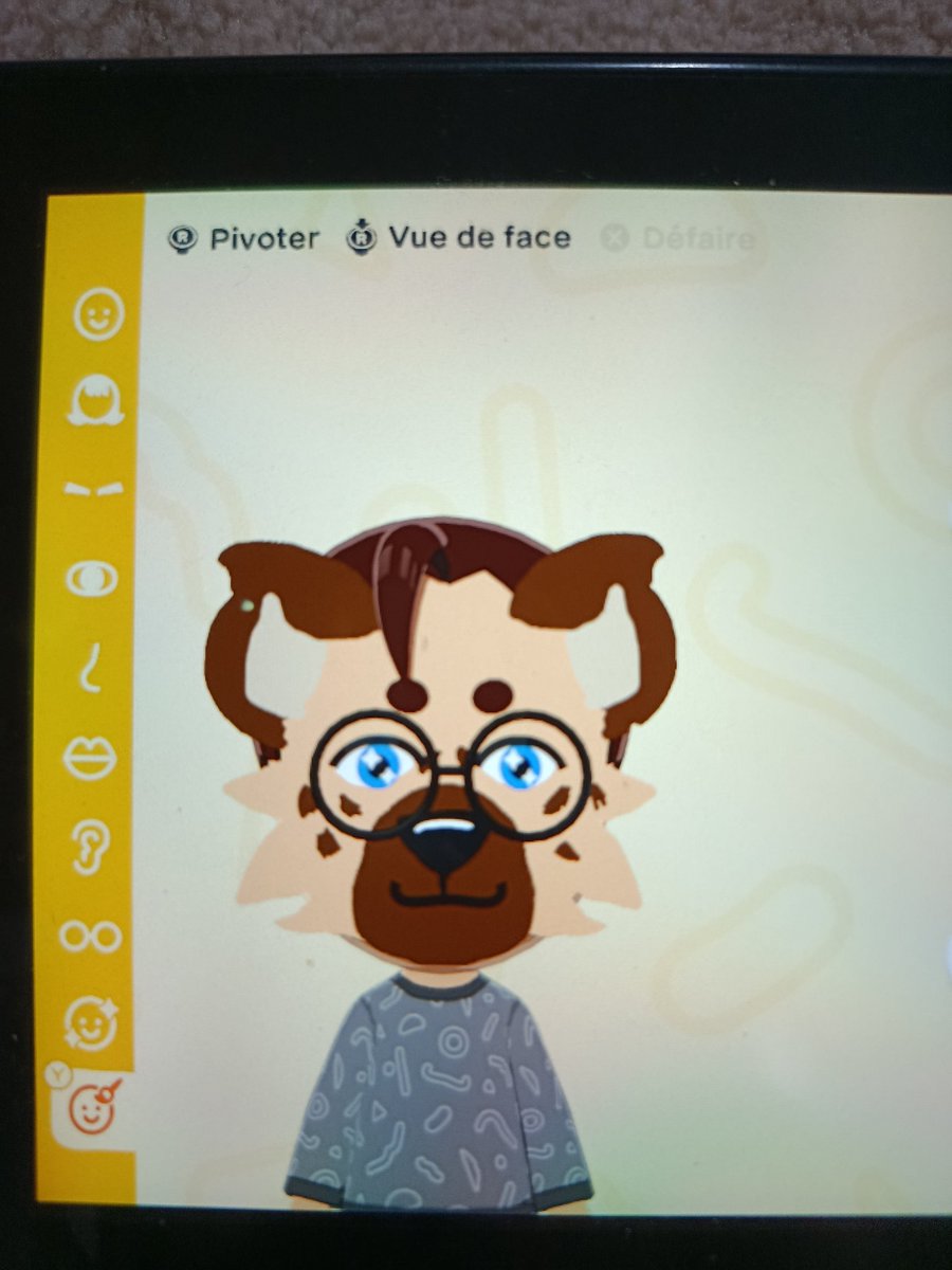 Tyuu_0's tweet photo. I tried to make my sona on the new Tomodachi Life :3 https://t.co/Y89btVI89Q