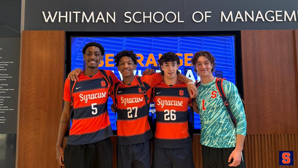 CuseMSOC's tweet image. Wear your kits to class✅

Because 300 of you donated to our team on ’Cuse Giving Day, we completed our player challenge by wearing our full uniforms to class today! @SyracuseU 🙌

Thank you again for all of your support! Go Orange!🍊⚽️

#DareToDream x #FamiliesEatTogether