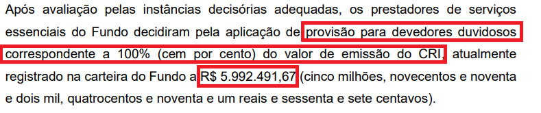 RafaelPaschoare's tweet photo. FATO RELEVANTE - 100% de PERDA (PDD) EM CRI

Em fato relevante do dia 20/03/2026, o Administrador do fundo AUSTRO PROFIT informa que uma alocação de R$ 5,9MM em um CRI, após "avaliação pelas instâncias decisórias adequadas", foi marcado a zero por conta de constituição de provisão para devedores duvidosos. 

Desta forma, o PL do AUSTRO PROFIT caiu de R$ 13MM para R$ 7MM.

O principal investidor no AUSTRO LOSS, quero dizer PROFIT, é o AUSTRO IMA-B e adivinhem quem são os principais cotistas?

Isso mesmo, as previdências municipais (RPPS). Em 31/12/2025 tinha até um RPPS Estadual. 

Abaixo estão as previdências (RPPS) que em 31/12/2025 tinham alocação no AUSTRO IMA-B:
Macapá - AP
Poço Fundo - MG
Bagé - RS
Bom Jesus dos Perdões - SP
Altamira - PA
Guaratuba - PR
Candiota - RS
Paranaguá - PR
Sapiranga - RS
Triunfo - RS
Soledade - RS
Antônio Prado - RS
São Gabriel - RS
Vale do Sol - RS
Três de Maio - RS
Capela de Santana - RS
Feliz - RS
Quitandinha - PR
Tramandaí - RS
São Pedro do Butiá - RS
Tapejara - RS
Estado do Rio Grande do Sul - RS
Rosário do Sul - RS

Mais uma história de $ que deveria ir para aposentados e vai para o ralo.
Se conhece alguém destes municípios (tem até o Estado do RS!), avise-os. 
É uma questão de cidadania.