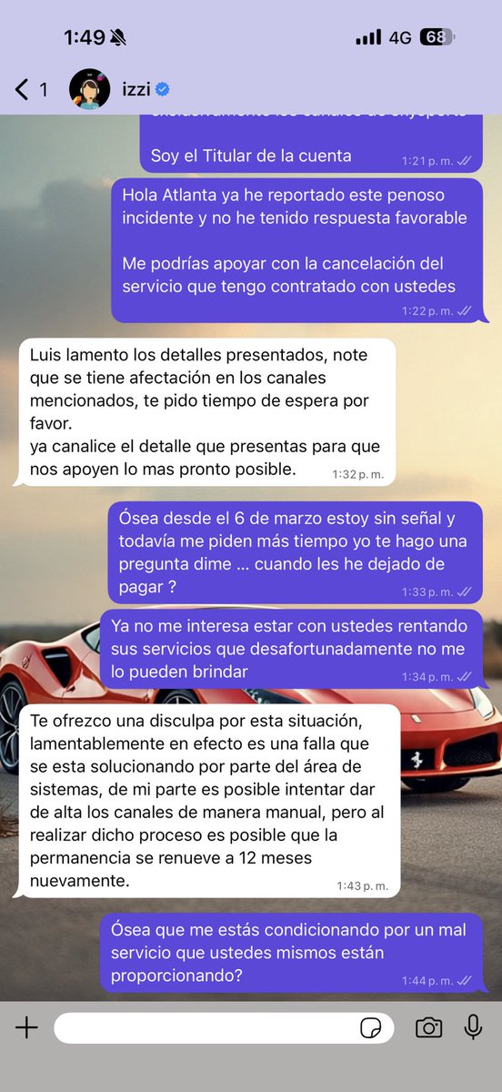 JoseLuis_Hdz10's tweet photo. Y seguimos en las mismas #esperar #esperar y #esperar cuánto tiempo te vas a tardar @ayudaizzi o qué si acepto el abrir los canales de manera manual tendré alguna consecuencia o alguna afectación?
Haber @Profeco dime que hago? Qué decisión debo tomar en este caso https://t.co/UGGrIuL95h