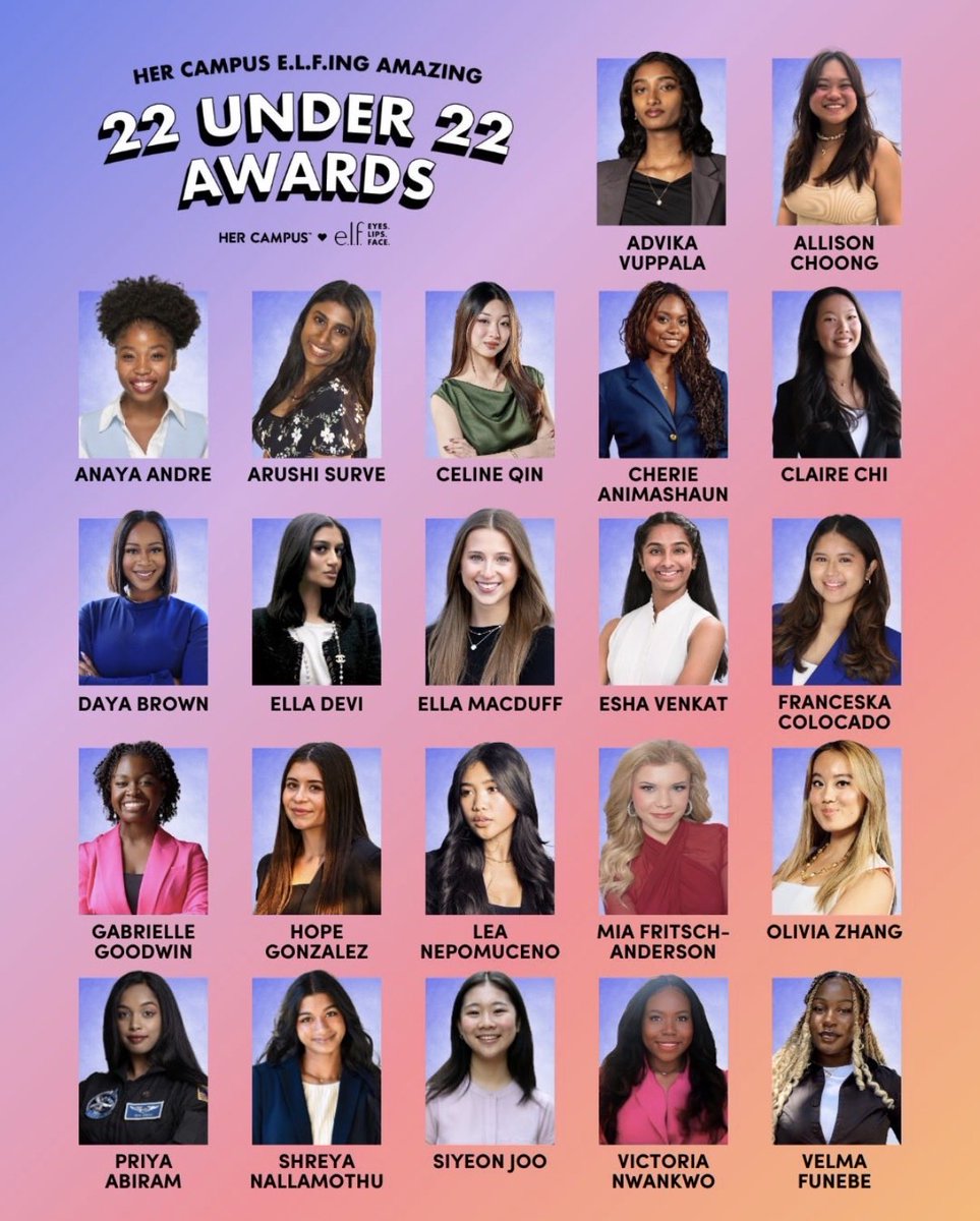 GaBBYBows's tweet image. I’m beyond excited to announce that I am a winner in this year’s Her Campus e.l.f.ing Amazing 22 Under 22 Awards, presented by @hercampus and @elfcosmetics!

Click the link below to check out the entire list and my winner profile!

hercampus.com/life/22under22/