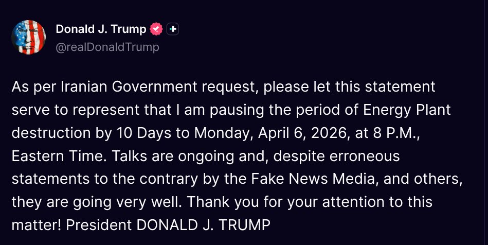 Fan Donald J. Trump 🇺🇸 TRUTH POSTS tweet media